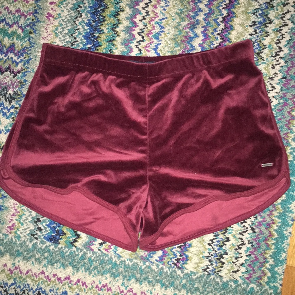 Velvet shorts